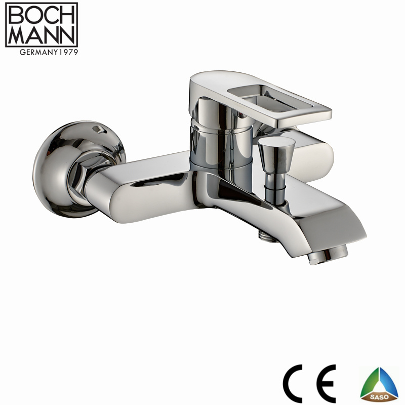 Morden Design Simple Chrome Plated Sink Water Faucet