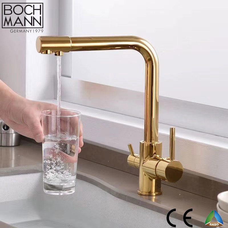 Healthy Chrome Matte Black Gold Kitchen Sink Water Tap