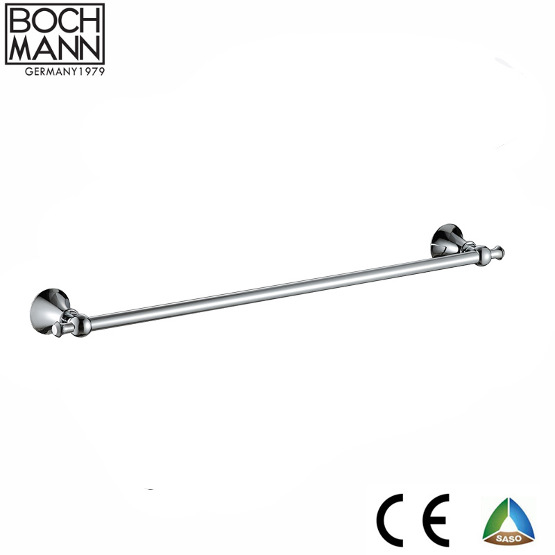 Chrome Color Towel Ring and Zinc Round Bathroom Accessories