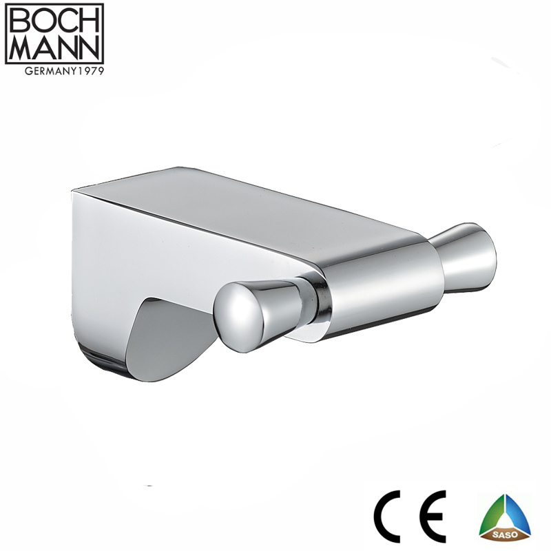 Bathroom Hook and Bathroom Fitting Chrome Metal Double Hook