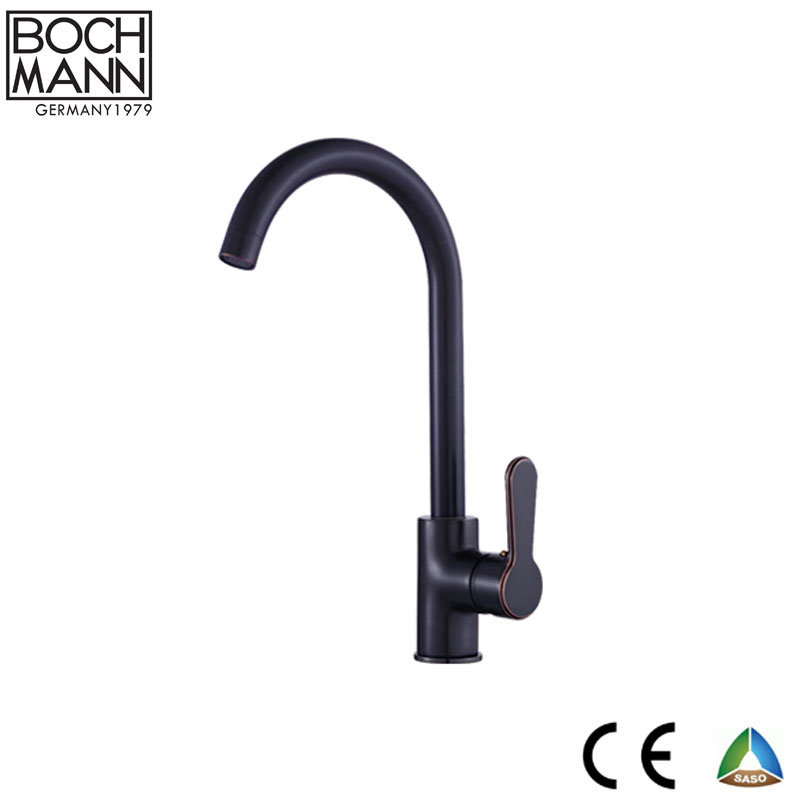 Black Color Russia Style Kitchen Faucet and Kitchen Room Sanitary Ware Mixer