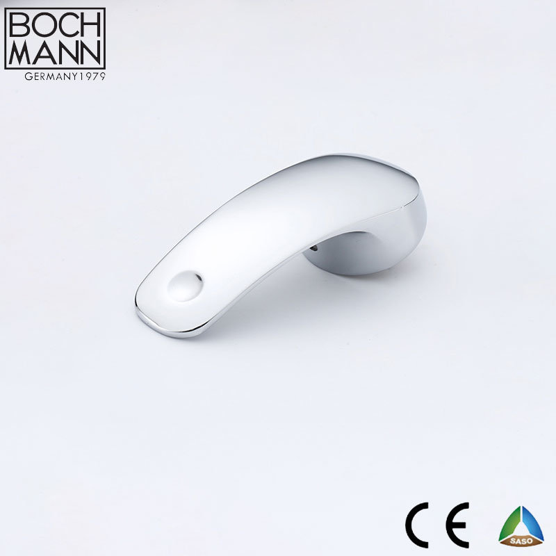 Slim Design Chrome Zinc Metal Faucet Handles