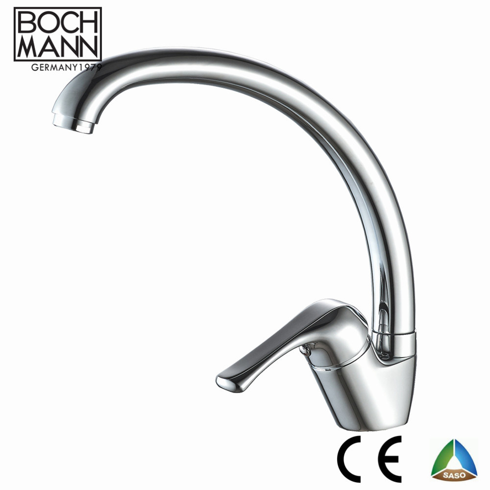 Economic Price Classical Chrome Swan Neck Shape Spout Sink Water Faucet