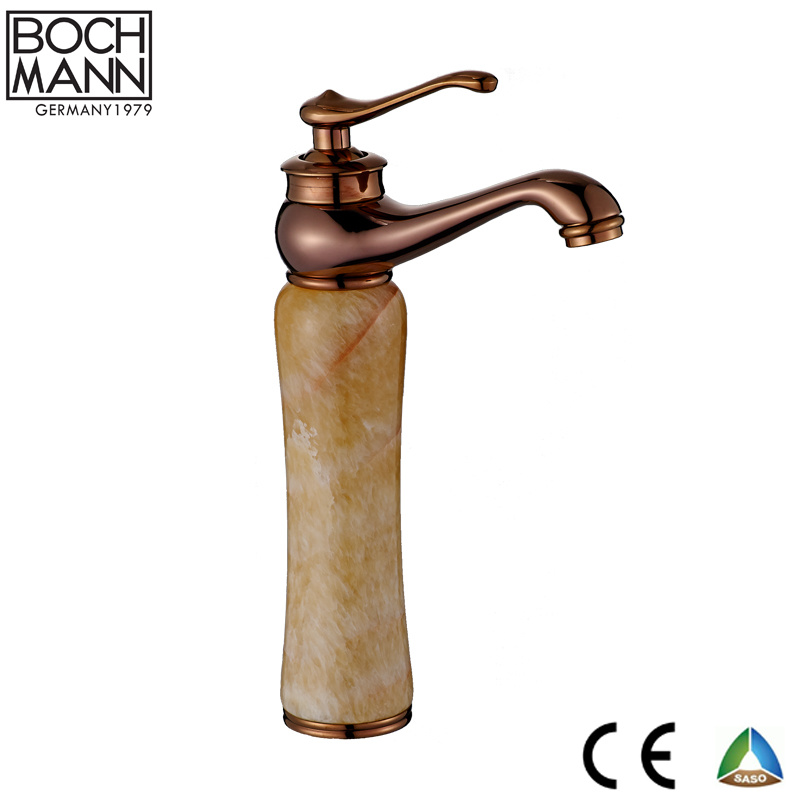 Colorful Marble Sanitary Ware Bathroom Basin Water Tap