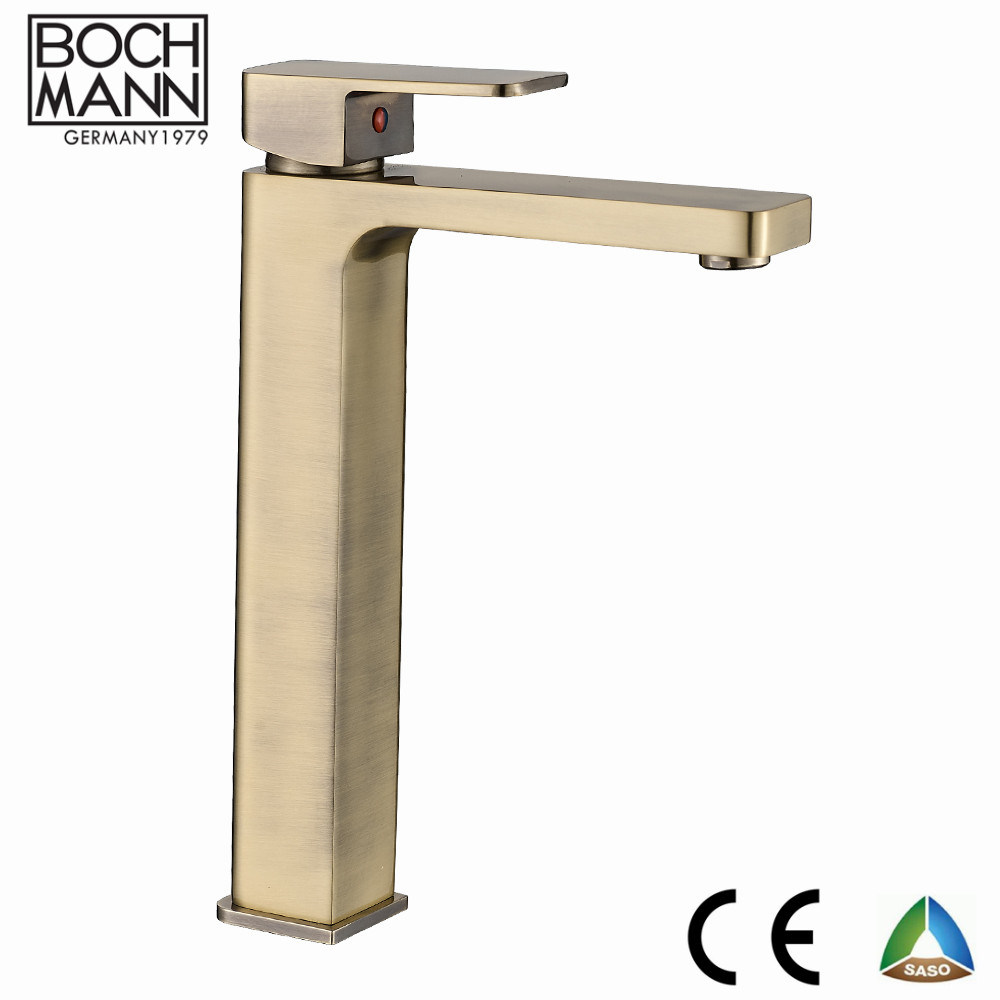 Classical Square Shape High Bathroom Water Faucet