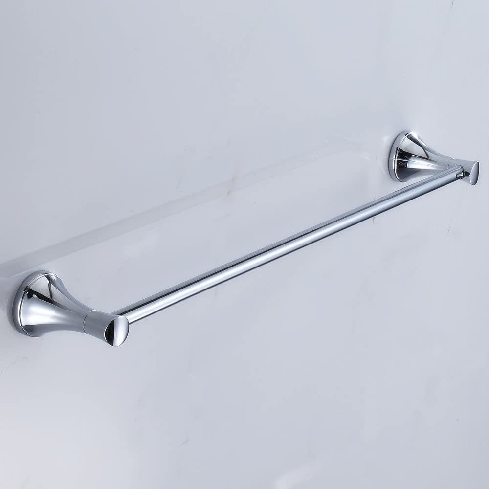 Single Towel Round Bar with Chrome Color