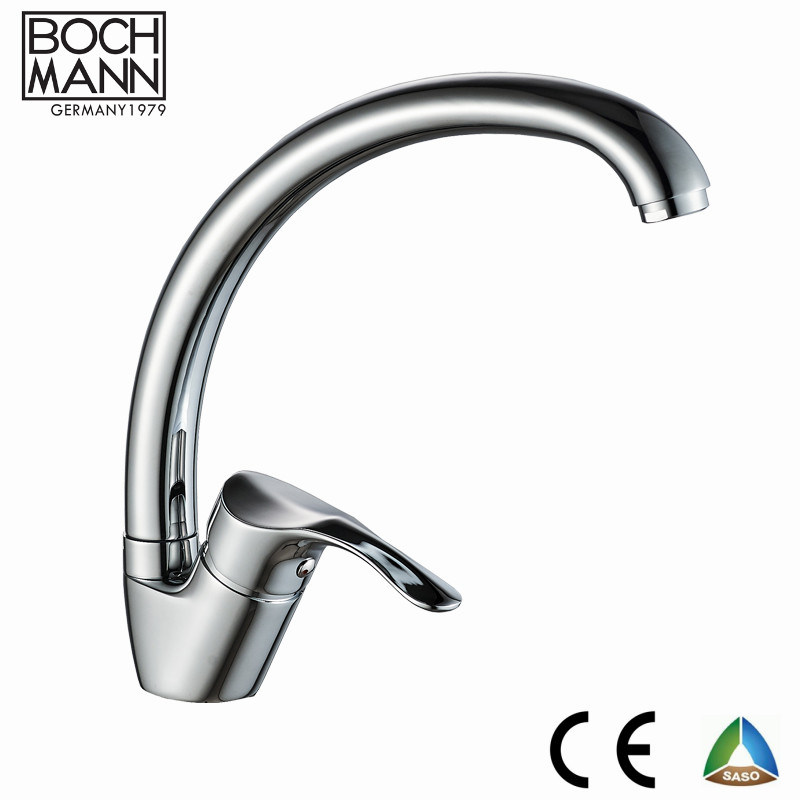 Economic Price Classical Chrome Swan Neck Shape Spout Sink Water Faucet